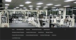 Desktop Screenshot of crestwoodfitness.com